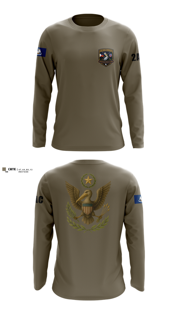 Long Sleeve Performance Shirt, 2nd Area Command (LASG), , Teamtime, Team time, sublimation, custom sports apparel, team uniforms, spirit wear, spiritwear, sports uniforms, custom shirts, team store, custom team store, fundraiser sports, apparel fundraiser