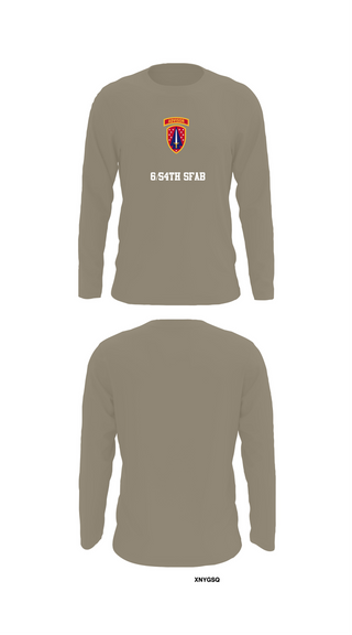 Long Sleeve Performance Shirt, 6/54th SFAB, National Guard, Teamtime, Team time, sublimation, custom sports apparel, team uniforms, spirit wear, spiritwear, sports uniforms, custom shirts, team store, custom team store, fundraiser sports, apparel fundraiser