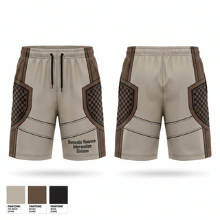 Athletic Shorts With Pockets, Domestic Violence Intervention Division, Police, Teamtime, Team time, sublimation, custom sports apparel, team uniforms, spirit wear, spiritwear, sports uniforms, custom shirts, team store, custom team store, fundraiser sports, apparel fundraiser
