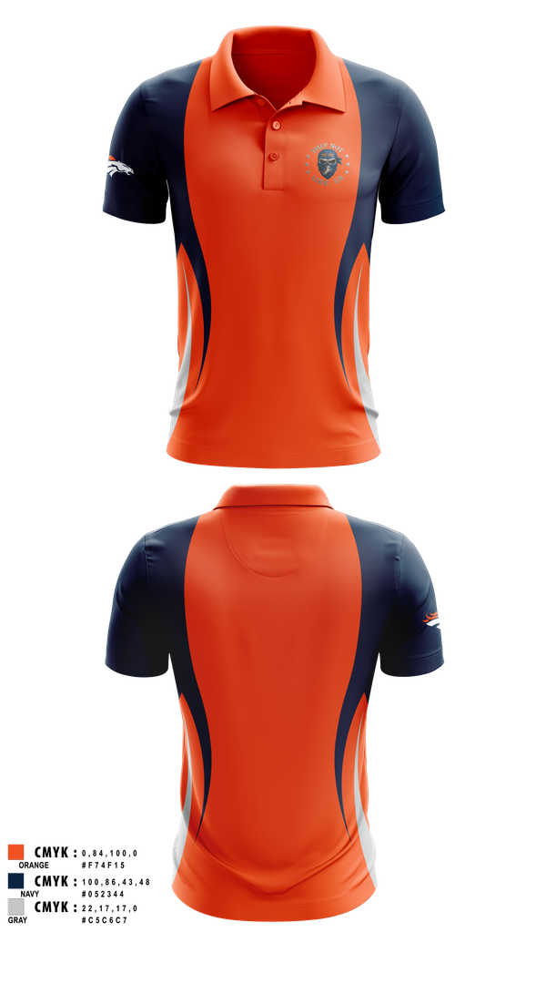 Short Sleeve Performance Polo, Broncos, , Teamtime, Team time, sublimation, custom sports apparel, team uniforms, spirit wear, spiritwear, sports uniforms, custom shirts, team store, custom team store, fundraiser sports, apparel fundraiser