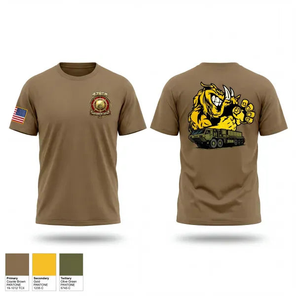 Old School Cotton Feel Shirt, 478th Trasportation Company, Army, Teamtime, Team time, sublimation, custom sports apparel, team uniforms, spirit wear, spiritwear, sports uniforms, custom shirts, team store, custom team store, fundraiser sports, apparel fundraiser