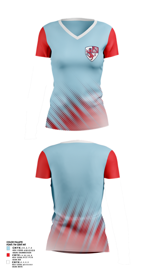 Womens Short Sleeve Vneck Shirt, Mark Morris Soccer, Men's Soccer, Teamtime, Team time, sublimation, custom sports apparel, team uniforms, spirit wear, spiritwear, sports uniforms, custom shirts, team store, custom team store, fundraiser sports, apparel fundraiser