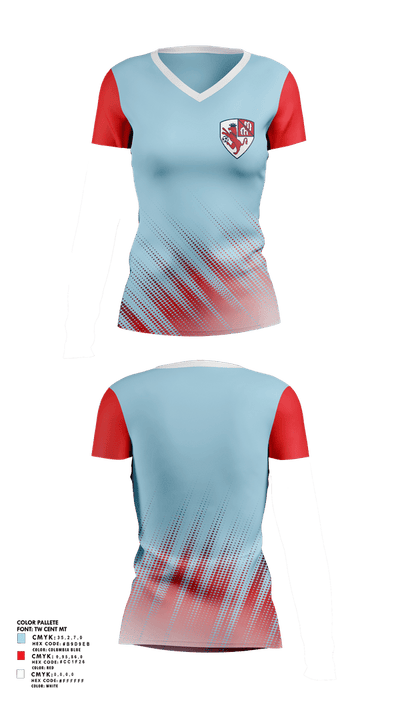 Mark Morris Soccer 10512351 Women's Short Sleeve V-neck Shirt - 2
