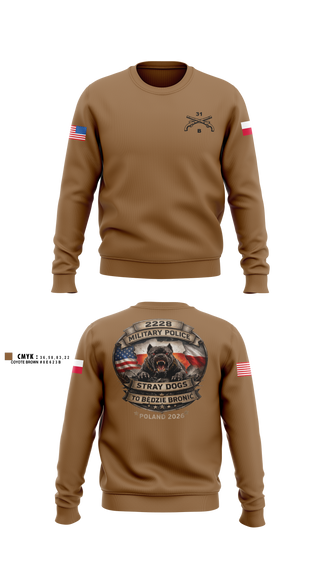 Crew Neck Sweatshirt, 2228TH MP CO 3rd PLT, National Guard, Teamtime, Team time, sublimation, custom sports apparel, team uniforms, spirit wear, spiritwear, sports uniforms, custom shirts, team store, custom team store, fundraiser sports, apparel fundraiser