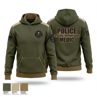 Hoodie, Muscogee Nation Police Tactical Medical team, Police, Teamtime, Team time, sublimation, custom sports apparel, team uniforms, spirit wear, spiritwear, sports uniforms, custom shirts, team store, custom team store, fundraiser sports, apparel fundraiser