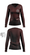 Homer Heat 373131 Women's Long Sleeve V-neck Shirt - 1