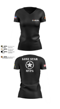 Lone Star MVPA 905145 Women's Short Sleeve V-neck Shirt - 10