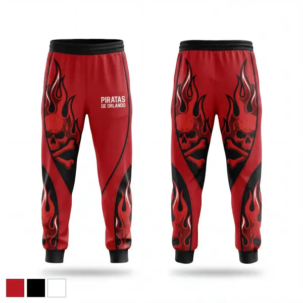 Sweatpants, Piratas de Orlando, Men's Basketball, Teamtime, Team time, sublimation, custom sports apparel, team uniforms, spirit wear, spiritwear, sports uniforms, custom shirts, team store, custom team store, fundraiser sports, apparel fundraiser