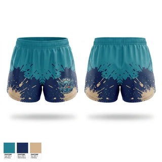 Womens Shorts, Siren's Academy, Women's Basketball, Teamtime, Team time, sublimation, custom sports apparel, team uniforms, spirit wear, spiritwear, sports uniforms, custom shirts, team store, custom team store, fundraiser sports, apparel fundraiser
