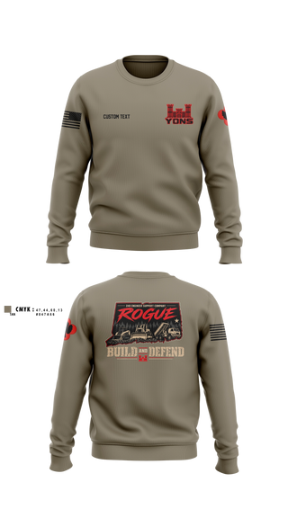 Crew Neck Sweatshirt, 248th Engineer Company, National Guard, Teamtime, Team time, sublimation, custom sports apparel, team uniforms, spirit wear, spiritwear, sports uniforms, custom shirts, team store, custom team store, fundraiser sports, apparel fundraiser