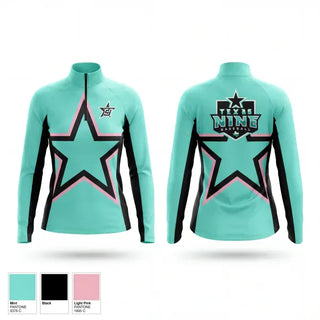 Quarter Zip Jacket, Texas Nine Elite, Baseball, Teamtime, Team time, sublimation, custom sports apparel, team uniforms, spirit wear, spiritwear, sports uniforms, custom shirts, team store, custom team store, fundraiser sports, apparel fundraiser