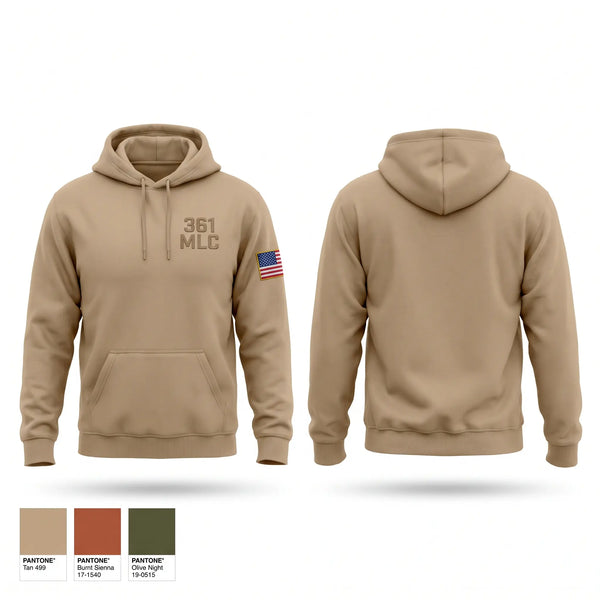 Hoodie, 361 MLC, Army, Teamtime, Team time, sublimation, custom sports apparel, team uniforms, spirit wear, spiritwear, sports uniforms, custom shirts, team store, custom team store, fundraiser sports, apparel fundraiser