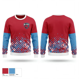Crew Neck Sweatshirt, Arkansas Blast, Softball, Teamtime, Team time, sublimation, custom sports apparel, team uniforms, spirit wear, spiritwear, sports uniforms, custom shirts, team store, custom team store, fundraiser sports, apparel fundraiser