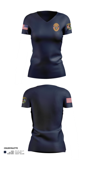 Womens Short Sleeve Vneck Shirt, Tabor City Police, Police, Teamtime, Team time, sublimation, custom sports apparel, team uniforms, spirit wear, spiritwear, sports uniforms, custom shirts, team store, custom team store, fundraiser sports, apparel fundraiser
