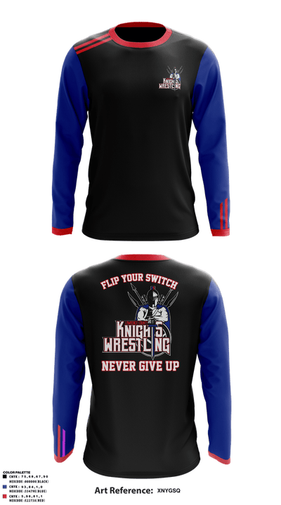 Lawrence County Knights 87391938 Long Sleeve Performance Shirt 1