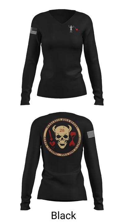 LCAC 28 25055270 Women's Long Sleeve V-neck Shirt - 35