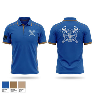 Short Sleeve Performance Polo, Quincy fire department, Fire Department, Teamtime, Team time, sublimation, custom sports apparel, team uniforms, spirit wear, spiritwear, sports uniforms, custom shirts, team store, custom team store, fundraiser sports, apparel fundraiser