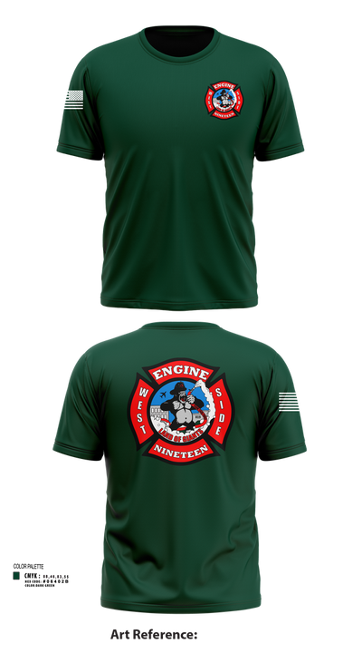 Station 19 Short Sleeve Performance Shirt - 102
