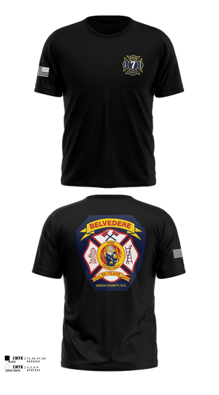Short Sleeve Performance Shirt, BELVEDERE FIRE RESCUE, Fire Department, Teamtime, Team time, sublimation, custom sports apparel, team uniforms, spirit wear, spiritwear, sports uniforms, custom shirts, team store, custom team store, fundraiser sports, apparel fundraiser