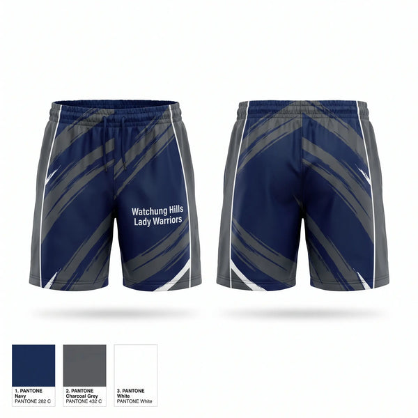 Athletic Shorts With Pockets, Watchung Hills Lady Warriors, Softball, Teamtime, Team time, sublimation, custom sports apparel, team uniforms, spirit wear, spiritwear, sports uniforms, custom shirts, team store, custom team store, fundraiser sports, apparel fundraiser