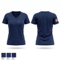 Criminal Investigations Women's Short Sleeve V-neck Shirt - 1