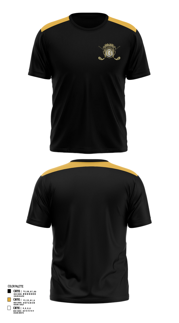 Short Sleeve Performance Shirt, Gaffney Indians, Golf, Teamtime, Team time, sublimation, custom sports apparel, team uniforms, spirit wear, spiritwear, sports uniforms, custom shirts, team store, custom team store, fundraiser sports, apparel fundraiser