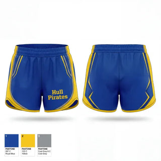 Womens Shorts, Hull Pirates, Spirit Store, Teamtime, Team time, sublimation, custom sports apparel, team uniforms, spirit wear, spiritwear, sports uniforms, custom shirts, team store, custom team store, fundraiser sports, apparel fundraiser