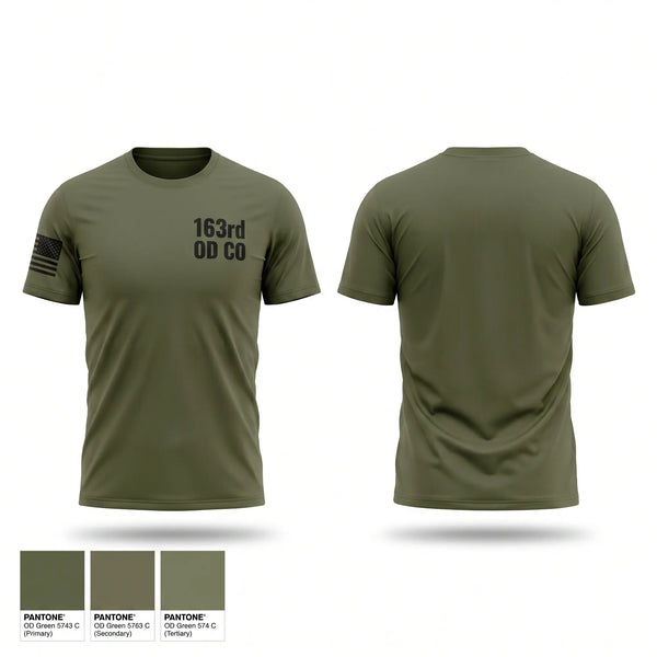Short Sleeve Performance Shirt, 163rd OD. CO., Army, Teamtime, Team time, sublimation, custom sports apparel, team uniforms, spirit wear, spiritwear, sports uniforms, custom shirts, team store, custom team store, fundraiser sports, apparel fundraiser