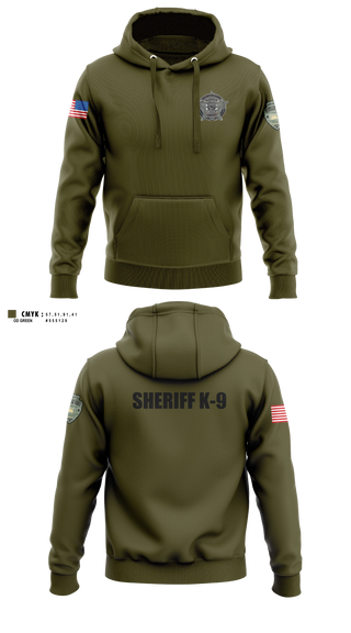 Hoodie, Washington County SO Maine K9 Unit, Police, Teamtime, Team time, sublimation, custom sports apparel, team uniforms, spirit wear, spiritwear, sports uniforms, custom shirts, team store, custom team store, fundraiser sports, apparel fundraiser