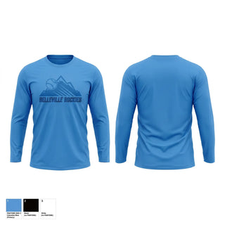 Long Sleeve Performance Shirt, Belleville Rockies, Baseball, Teamtime, Team time, sublimation, custom sports apparel, team uniforms, spirit wear, spiritwear, sports uniforms, custom shirts, team store, custom team store, fundraiser sports, apparel fundraiser