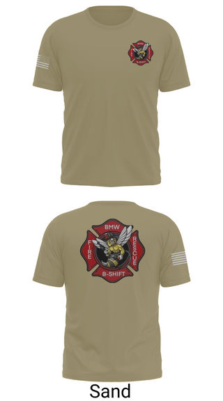 Old School Cotton Feel Shirt, B-Shift, Fire Department, Teamtime, Team time, sublimation, custom sports apparel, team uniforms, spirit wear, spiritwear, sports uniforms, custom shirts, team store, custom team store, fundraiser sports, apparel fundraiser