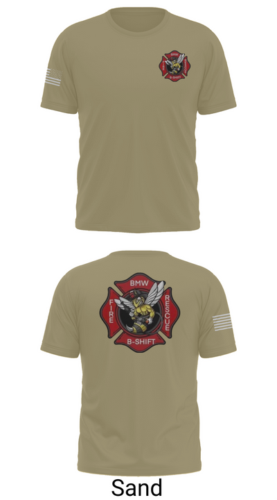B-Shift 61265399 Old School Cotton Feel Shirt - 90