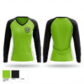Slime Squad 76721067 Women's Long Sleeve V-neck Shirt - 1