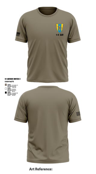 Short Sleeve Performance Shirt, 1-4 Cav, , Teamtime, Team time, sublimation, custom sports apparel, team uniforms, spirit wear, spiritwear, sports uniforms, custom shirts, team store, custom team store, fundraiser sports, apparel fundraiser