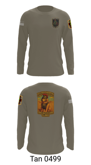 Long Sleeve Performance Shirt, SCC 10th Field Hospital, , Teamtime, Team time, sublimation, custom sports apparel, team uniforms, spirit wear, spiritwear, sports uniforms, custom shirts, team store, custom team store, fundraiser sports, apparel fundraiser