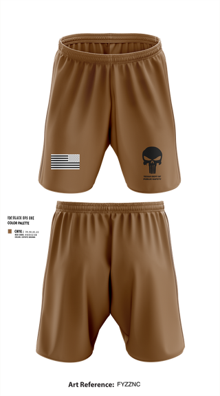 Athletic Shorts With Pockets, Texas dept of Public Safety, , Teamtime, Team time, sublimation, custom sports apparel, team uniforms, spirit wear, spiritwear, sports uniforms, custom shirts, team store, custom team store, fundraiser sports, apparel fundraiser