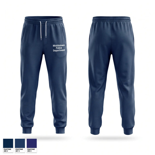 Sweatpants, Middletown Police Department, Police, Teamtime, Team time, sublimation, custom sports apparel, team uniforms, spirit wear, spiritwear, sports uniforms, custom shirts, team store, custom team store, fundraiser sports, apparel fundraiser