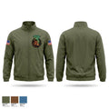 Oklahoma veterans Windbreaker - 1