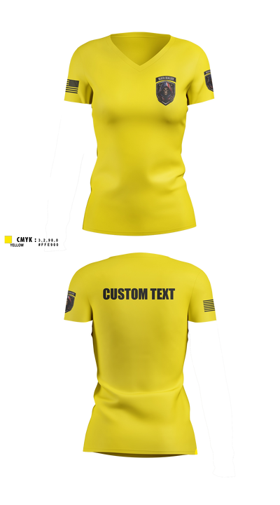 Death Dealers Airsoft 2546891 Women's Short Sleeve V-neck Shirt - 8