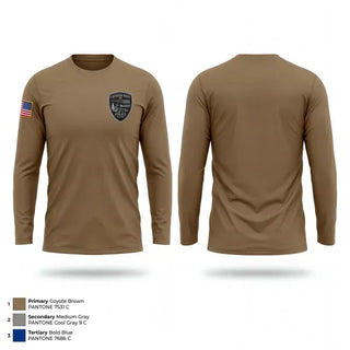 Long Sleeve Performance Shirt, Broken Bow Police Department (Oklahoma), Police, Teamtime, Team time, sublimation, custom sports apparel, team uniforms, spirit wear, spiritwear, sports uniforms, custom shirts, team store, custom team store, fundraiser sports, apparel fundraiser