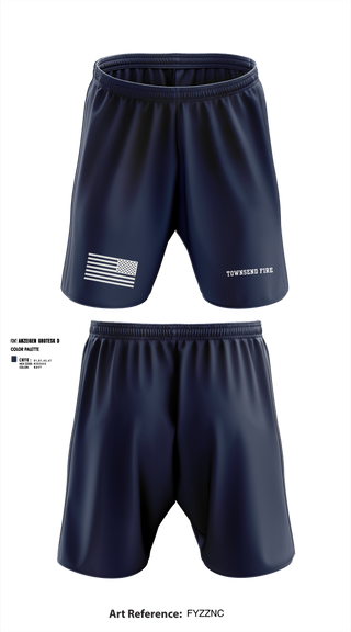 Athletic Shorts With Pockets, Townsend Fire, , Teamtime, Team time, sublimation, custom sports apparel, team uniforms, spirit wear, spiritwear, sports uniforms, custom shirts, team store, custom team store, fundraiser sports, apparel fundraiser