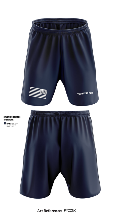 Townsend Fire 89948287 Athletic Shorts With Pockets - 1
