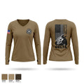 Delta 5-7 ADA 2750142 Women's Long Sleeve V-neck Shirt - 1
