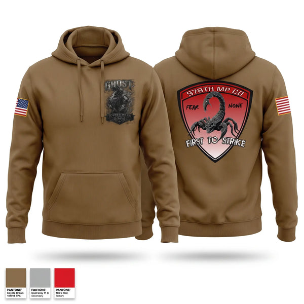 Hoodie, 2nd Platoon 978th MP Co, Army, Teamtime, Team time, sublimation, custom sports apparel, team uniforms, spirit wear, spiritwear, sports uniforms, custom shirts, team store, custom team store, fundraiser sports, apparel fundraiser