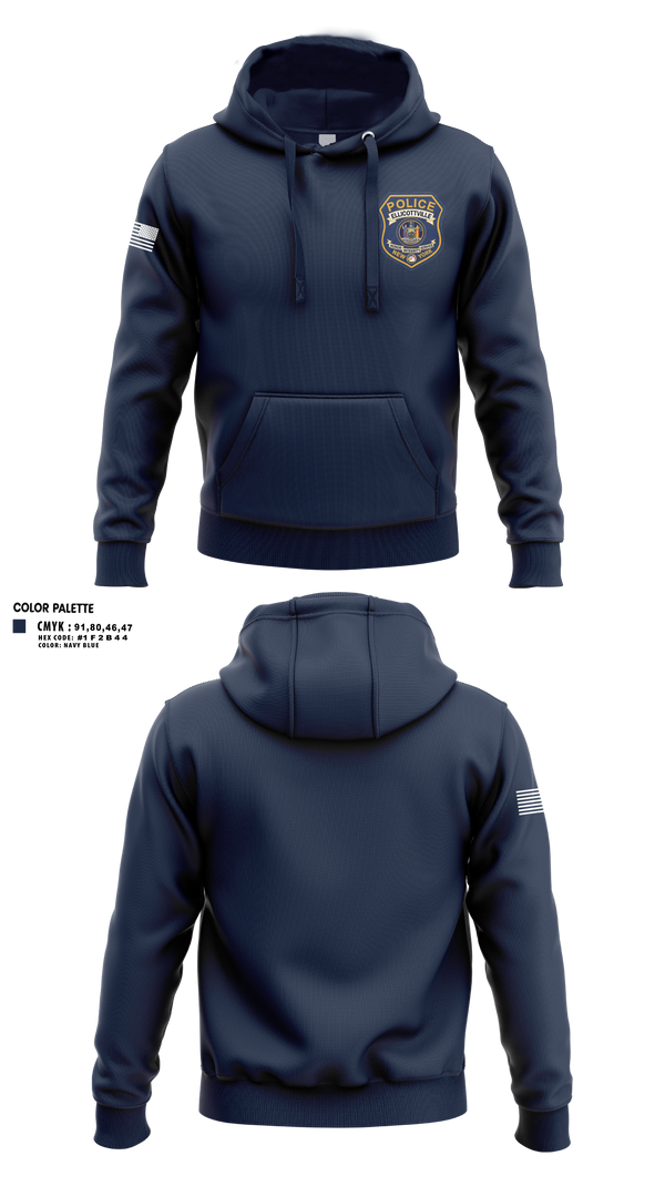 Hoodie, Ellicottville Police Department, Police, Teamtime, Team time, sublimation, custom sports apparel, team uniforms, spirit wear, spiritwear, sports uniforms, custom shirts, team store, custom team store, fundraiser sports, apparel fundraiser