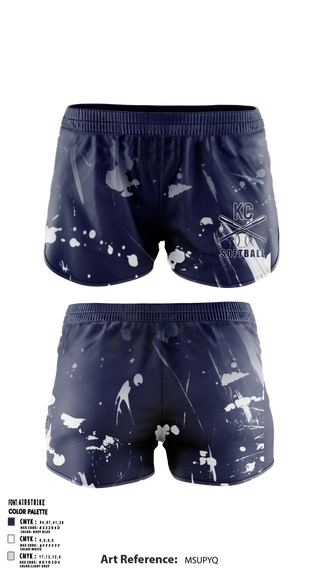 Womens Shorts, KC Elite, Softball, Teamtime, Team time, sublimation, custom sports apparel, team uniforms, spirit wear, spiritwear, sports uniforms, custom shirts, team store, custom team store, fundraiser sports, apparel fundraiser