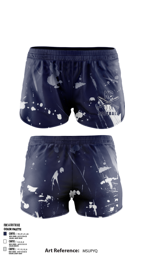 Womens Shorts, KC Elite, Softball, Teamtime, Team time, sublimation, custom sports apparel, team uniforms, spirit wear, spiritwear, sports uniforms, custom shirts, team store, custom team store, fundraiser sports, apparel fundraiser