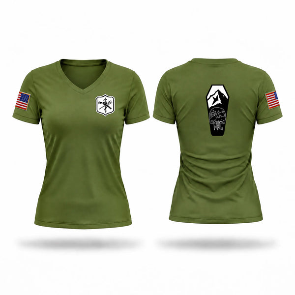 MCMWTC Women's Short Sleeve V-neck Shirt - 1