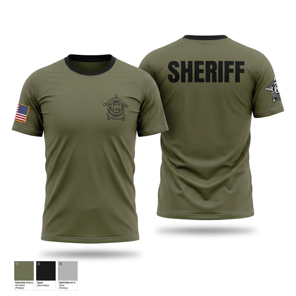Old School Cotton Feel Shirt, Bartow County Sheriff’s Office, Police, Teamtime, Team time, sublimation, custom sports apparel, team uniforms, spirit wear, spiritwear, sports uniforms, custom shirts, team store, custom team store, fundraiser sports, apparel fundraiser