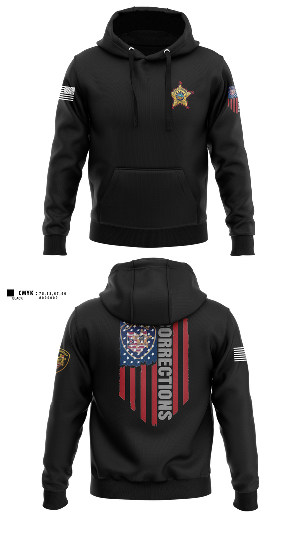 Hoodie, Ottawa County Sheriff’s Office, Police, Teamtime, Team time, sublimation, custom sports apparel, team uniforms, spirit wear, spiritwear, sports uniforms, custom shirts, team store, custom team store, fundraiser sports, apparel fundraiser